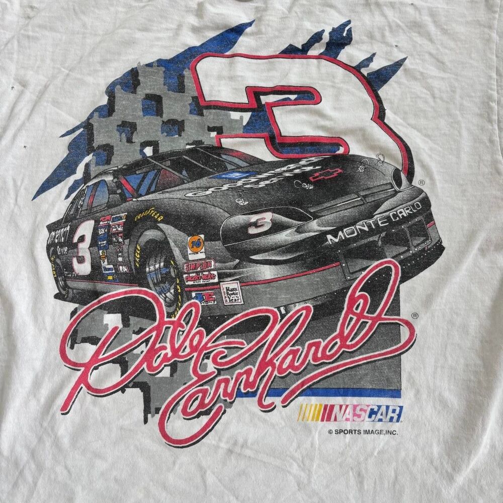 Nascar Men's White T-shirt
